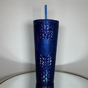 Starbucks 2022 Holiday Blue Diamond Jeweled  Tumbler